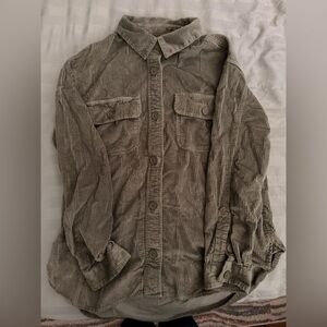 Corduroy Jacket - Olive Green